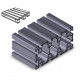 Profilo in alluminio 80x160L (Cassa 3 barre)