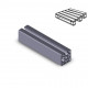 Profilo in alluminio 45x45L 1N (Cassa 20 barre)