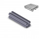 Profilo in alluminio 45x45L 3N (Cassa 20 barre)