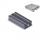 Profilo in alluminio 45x90 (Cassa 12 barre)