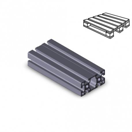Profilo in alluminio 45x90 (Cassa 12 barre)