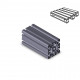 Profilo in alluminio 90x90 (Cassa 6 barre)