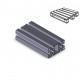 Profilo in alluminio 50x100L (Cassa 10 barre)
