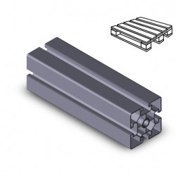 Profilo in alluminio 60x60L (Cassa 20 barre)